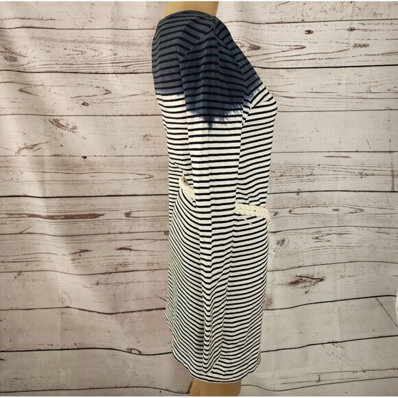 Chaiken Long Sleeve Dipped Cotton Shift Dress Small - Picture 3 of 7